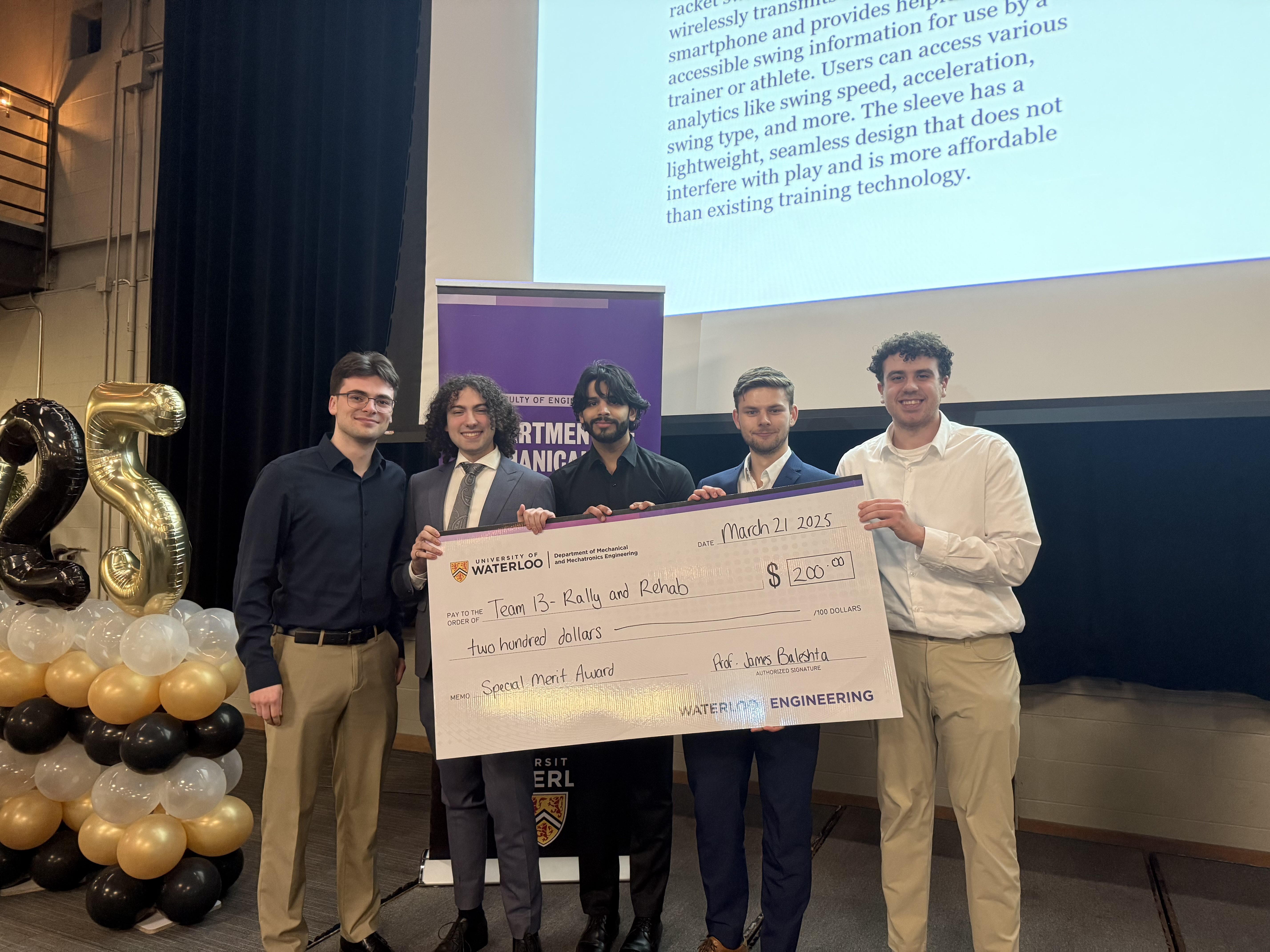 Winners of James Baleshta Special Merit Award